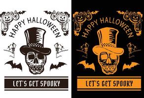 Halloween t-shirt design vector