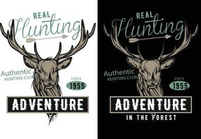 Hunting T-Shirt design vector