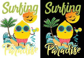 This is Summer T-shirt Design. vector