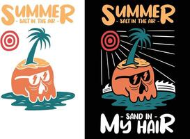 Summer T-Shirt design vector