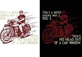 diseño de camiseta de moto vector