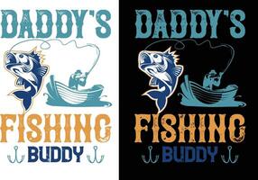 Fishing T-Shirt Design vector