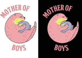 mother t-shirt design vector