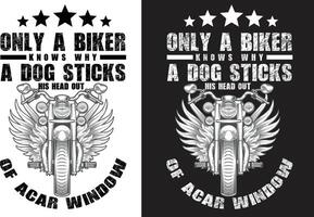 Motorbike T-Shirt Design vector