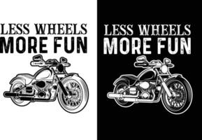 Motorbike T-Shirt Design vector