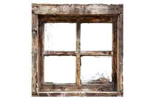 old grunge wooden window photo