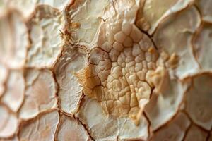 Macro dry skin ichthyosis detail photo