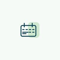 modern calender icon vector