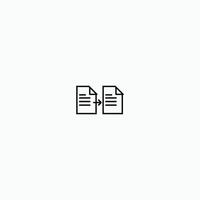 transfer file data icon vector