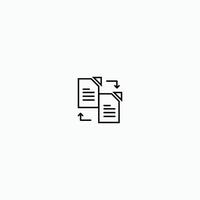 transfer file data icon vector