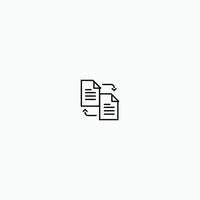 transfer file data icon vector