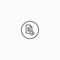 transfer file data with circle icon vector