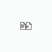 transfer file data icon vector