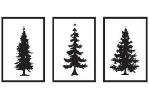 Navidad árbol haz vector