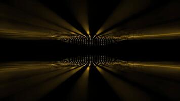 Golden Lines Perspective moving Animation Futuristic Technology Concept Copy Space video