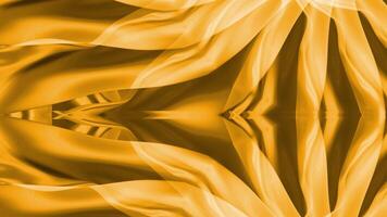 Abstract backgrounds golden edges line moving Digitally Generated loop animation video