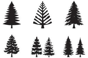 Navidad árbol ilustración haz vector