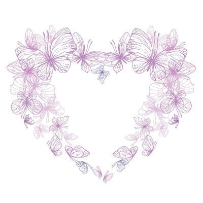 Butterfly Heart Vector Art Icons And Graphics For Free Download Butterfly Heart Vector Art Icons And Graphics For Free Download