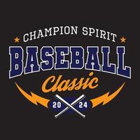 Baseball vintage style design, perfect for t shirt design vector