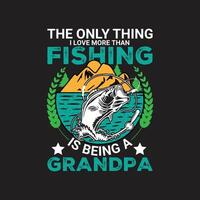 Fishing T-Shirt Design vector