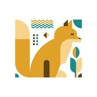 ILLUSTRATION 39 GEOMETRIC FOX vector