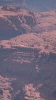 panoramisch uitzicht vanuit de lucht op de Grand Canyon video