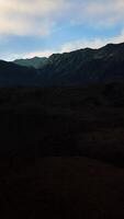 montagne dell'Afghanistan al tramonto video