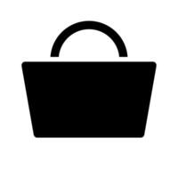 bolso silueta icono. equipaje. bolso. vector