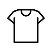 redondo cuello camiseta icono. vector