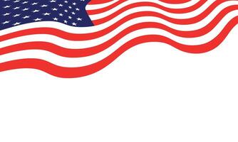 background, banner, poster, templates for stories and posts in social networks, lettering, advertising materials with the image of the American flag vector