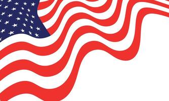 background, banner, poster, templates for stories and posts in social networks, lettering, advertising materials with the image of the American flag vector