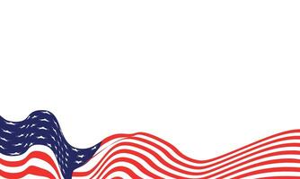 background, banner, poster, templates for stories and posts in social networks, lettering, advertising materials with the image of the American flag vector