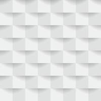 Abstract 3d white geometric background with shadow. Checkerboard texture. vector