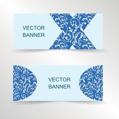 Set of geometric banner, website banner template design. Landing page design , promotion banner , advertising. Easy to use and customize.
