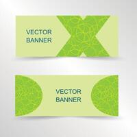 Set of geometric banner, website banner template design. Landing page design , promotion banner , advertising. Easy to use and customize. vector