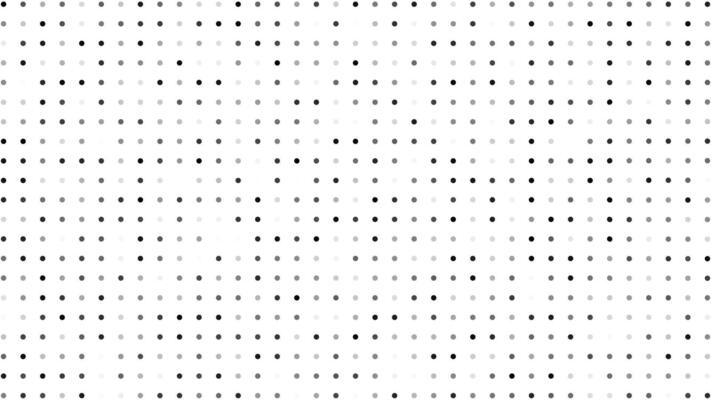Monochrome halftone background with dots