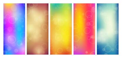 Abstract background with blur bokeh light effect vector