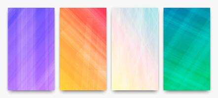 Modern colorful gradient background with lines vector