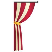 Circus Carnival Curtain Border vector