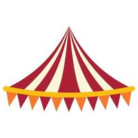 carpa de circo de carnaval vector