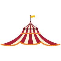 carpa de circo de carnaval vector