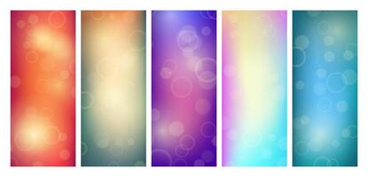 Abstract background with blur bokeh light effect vector