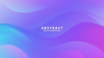 Abstract background purple blue gradient waves from light to dark. Suitable for website, flyer, poster, and social media backgrounds vector