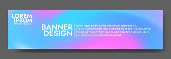 degradado borroso bandera en sombras de púrpura azul. ideal para web pancartas, social medios de comunicación publicaciones, o ninguna diseño proyecto ese requiere un calmante fondo vector