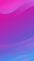 Elegant gradient waves in shades of violet to blue adorn this vertical abstract background, ideal for website backgrounds, flyers, posters, and social media posts. vector