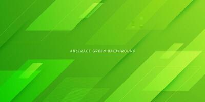 Abstract green overlap background. Overlap template with overlay lines and shapes. Colorful green background with smooth pattern design. Eps10 vector