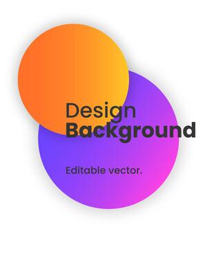 Simple colorful gradient background. Social media template illustration.