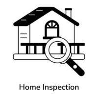 Trendy Home Inspection vector