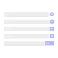 Search bar for interface, design and website. Search address icon and navigation bar. illustration vector