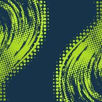 Blue and Green Gradient Brush Background with Halftone Effect. Sport Background with Grunge Style. Scratch and Texture Elements For Design vector